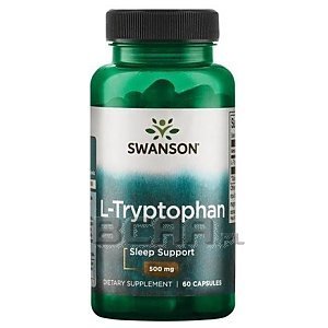 Swanson L-Tryptophan 500mg 60kaps. 1/1