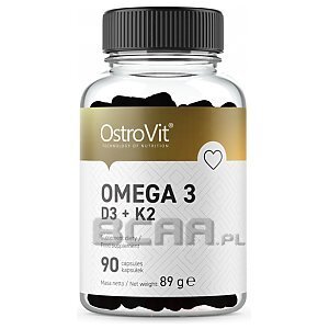 OstroVit Omega 3 D3+K2 90kaps. 1/2