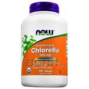 Now Foods Chlorella 500mg 200tab.  1/2