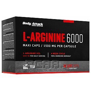 Body Attack L-Arginine 6000 120kaps.  1/5