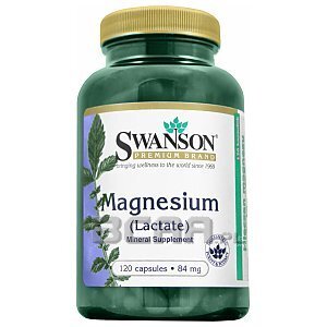 Swanson Magnesium Lactate 120kaps.  1/1