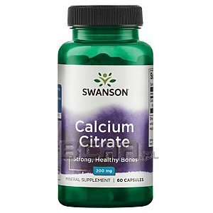 Swanson Calcium Citrate 200mg 60kaps. 1/1
