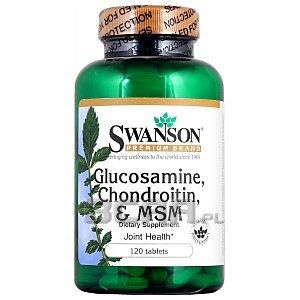 Swanson Glucosamine, Chondroitin & MSM 120tab. 1/1
