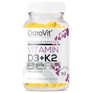 OstroVit Vitamin D3 + K2 Softgels 90kaps. 1/1