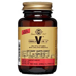 Solgar Formula VM-75 Vitamins with Minerals 30tab. 1/1