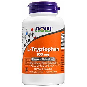 Now Foods L-Tryptophan 500mg 60kaps. 1/2