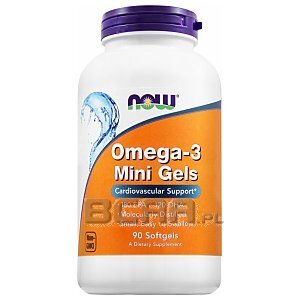 Now Foods Omega 3 Mini Gels 90kaps. 1/2