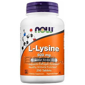Now Foods L-Lysine 500mg 250tab. 1/2