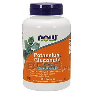 Now Foods Potassium Gluconate 99mg 250tab. 1/1