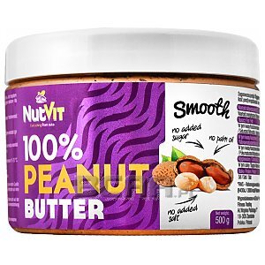 NutVit 100% Peanut Butter Smooth 500g 1/1