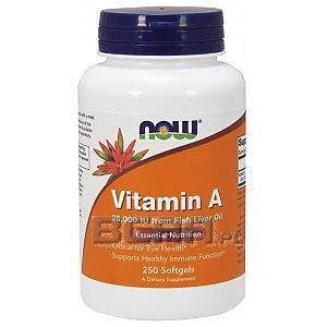 Now Foods Vitamin A 25000IU 250kaps. 1/1