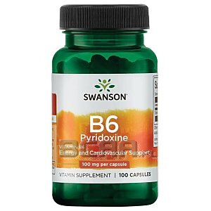Swanson Vitamin B-6 100mcg 100kaps. 1/1