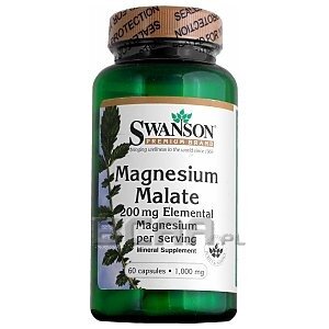 Swanson Magnesium Malate 60kaps.  1/1