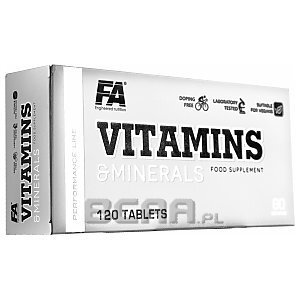 Fitness Authority Vitamins & Minerals 120tab. 1/1