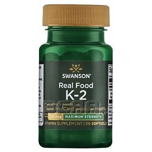 Swanson Ultra Real Vitamin K-2 Max 200mcg 30kaps. 1/1