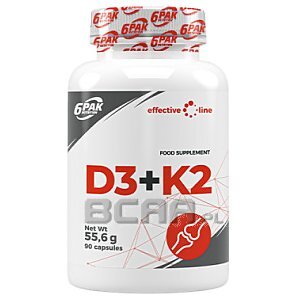 6Pak Nutrition D3+K2 90kaps. 1/1