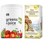 Fitness Authority Greens&Juice + Tran Skandynawski Havet 300g+250ml  2/3