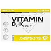 Formotiva Vitamin D3 + K2 MK-7 60tab.  2/3